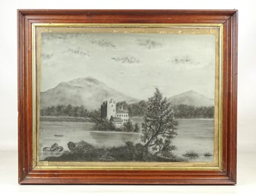 19th c. Sandpaper Drawing