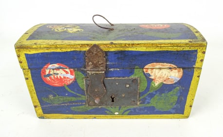 19th c. Continental Dometop Box