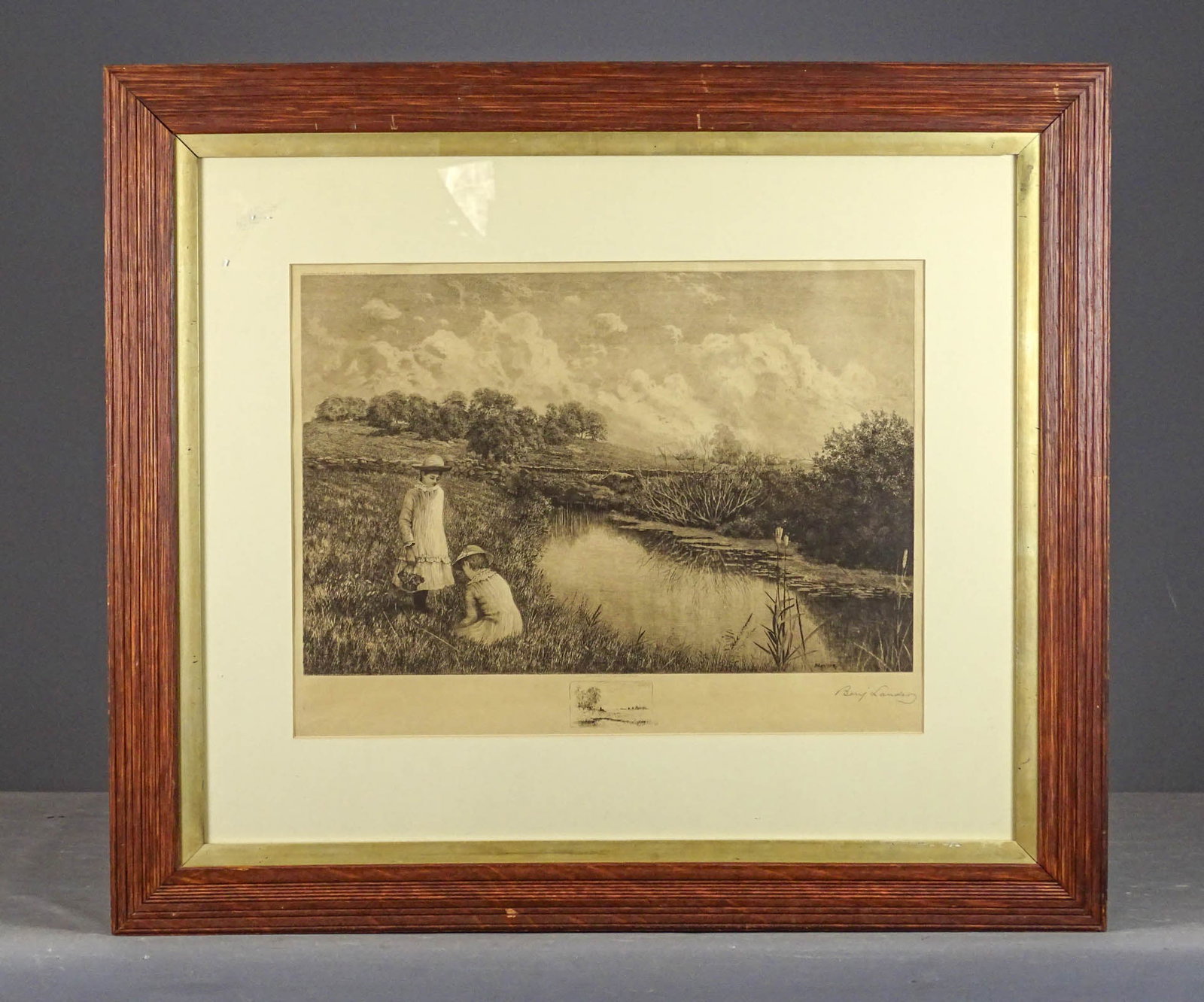 19th c. Steel Framed Engraving (1 of 7)