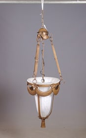 Chandelier with Frosted Glass