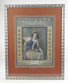 Vintage Framed Sheet Music Cover