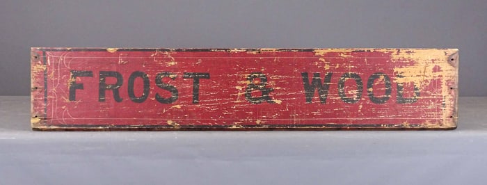 Wooden Trade Sign