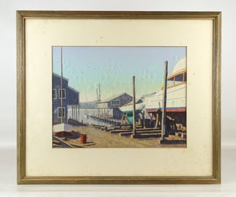 Harborscape Painting