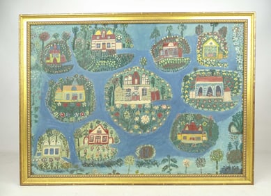 Primitive Landscape Painting