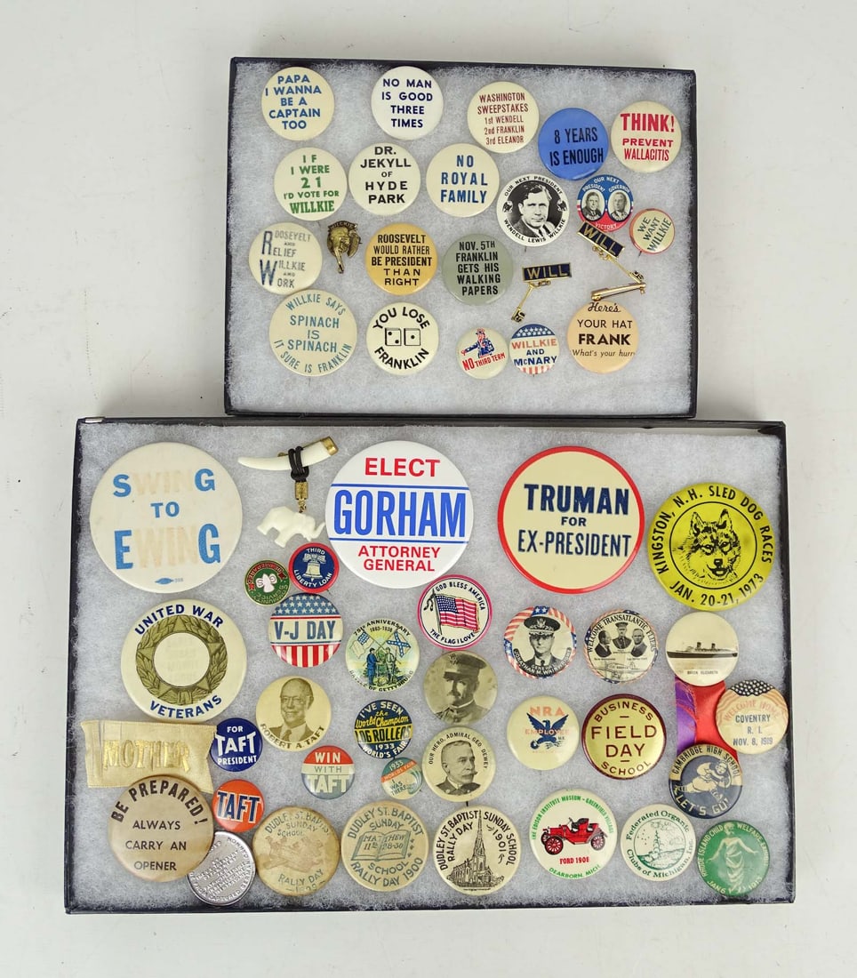 Political Pinback Collection (1 of 5)