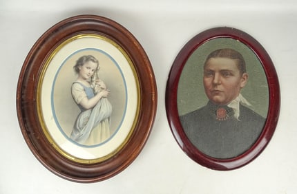 Oval Art Lot