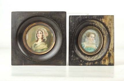 19th c. Miniature Portraits