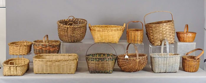 Collection of Antique Baskets