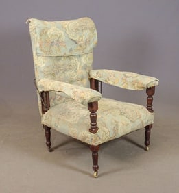 19th c. Adjustable Easy Chair