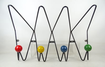 Mid Century Style Wall Rack