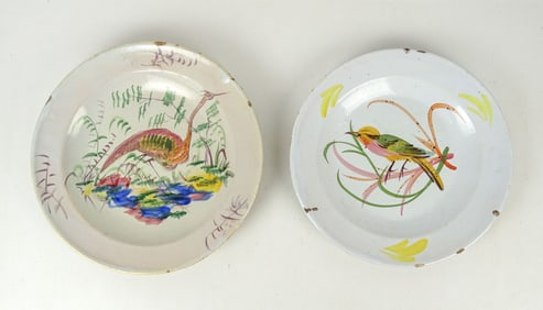 French Faience Chargers