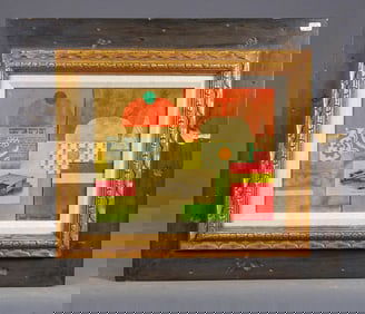 Mixed Media Artwork Signed Mary Todd Shaw