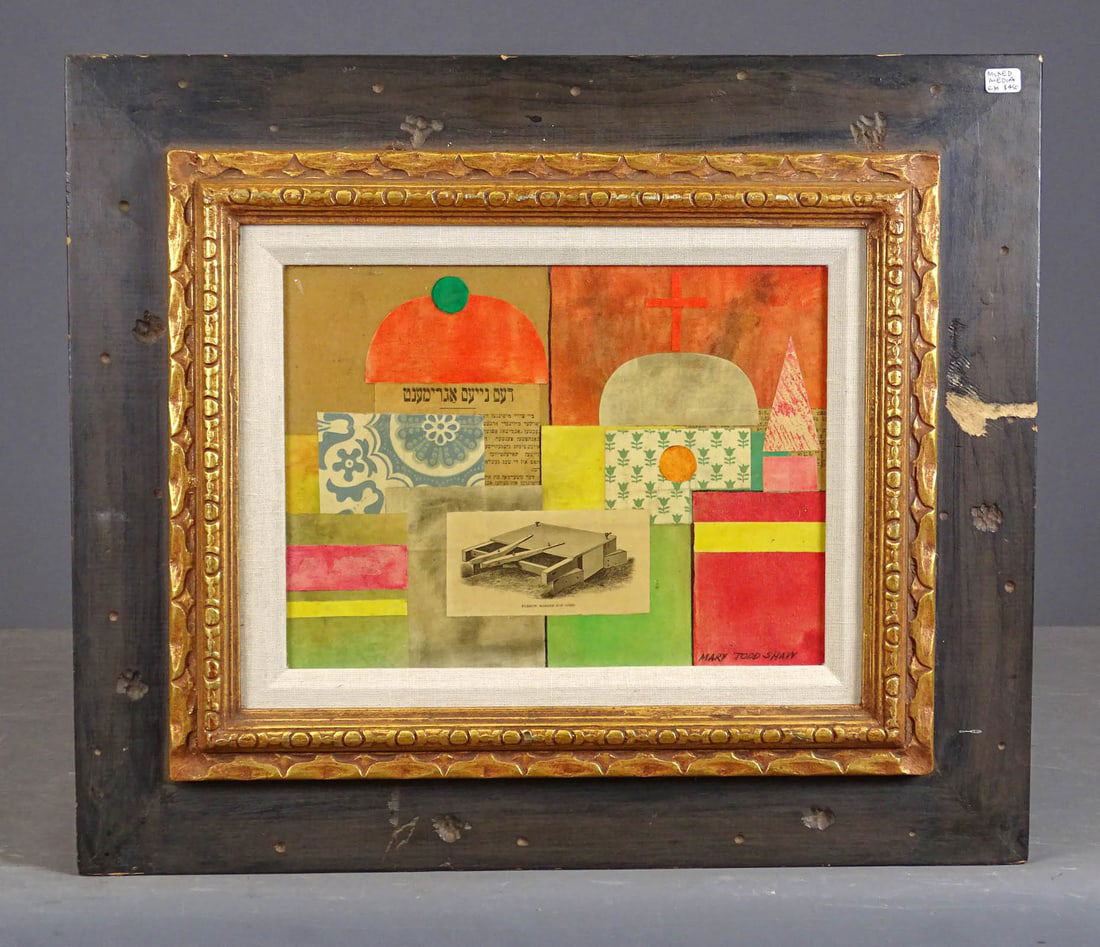 Mixed Media Artwork Signed Mary Todd Shaw (1 of 6)