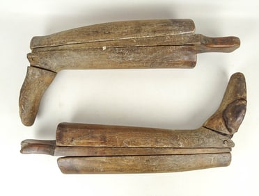 Pair Wooden Boot Stretchers