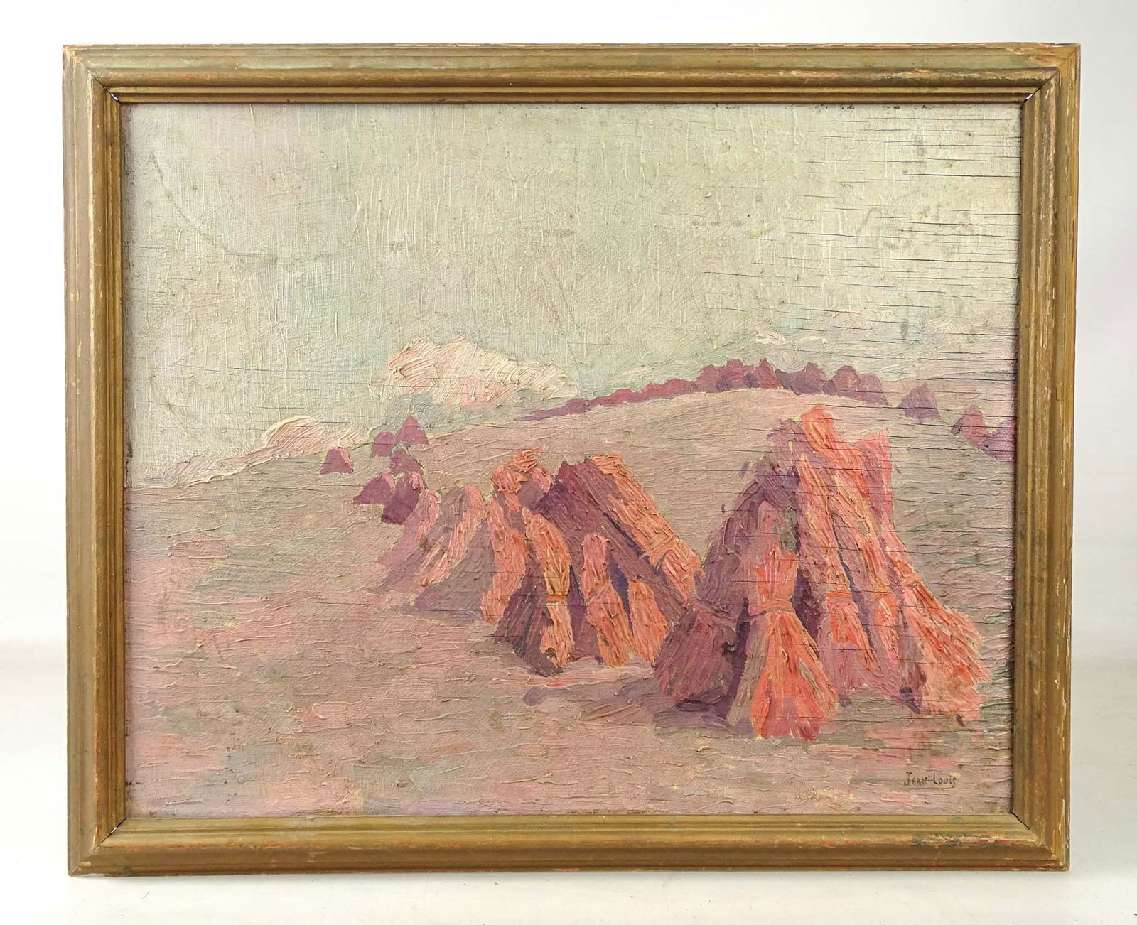 Painting: Signed Jean Louis (1 of 6)