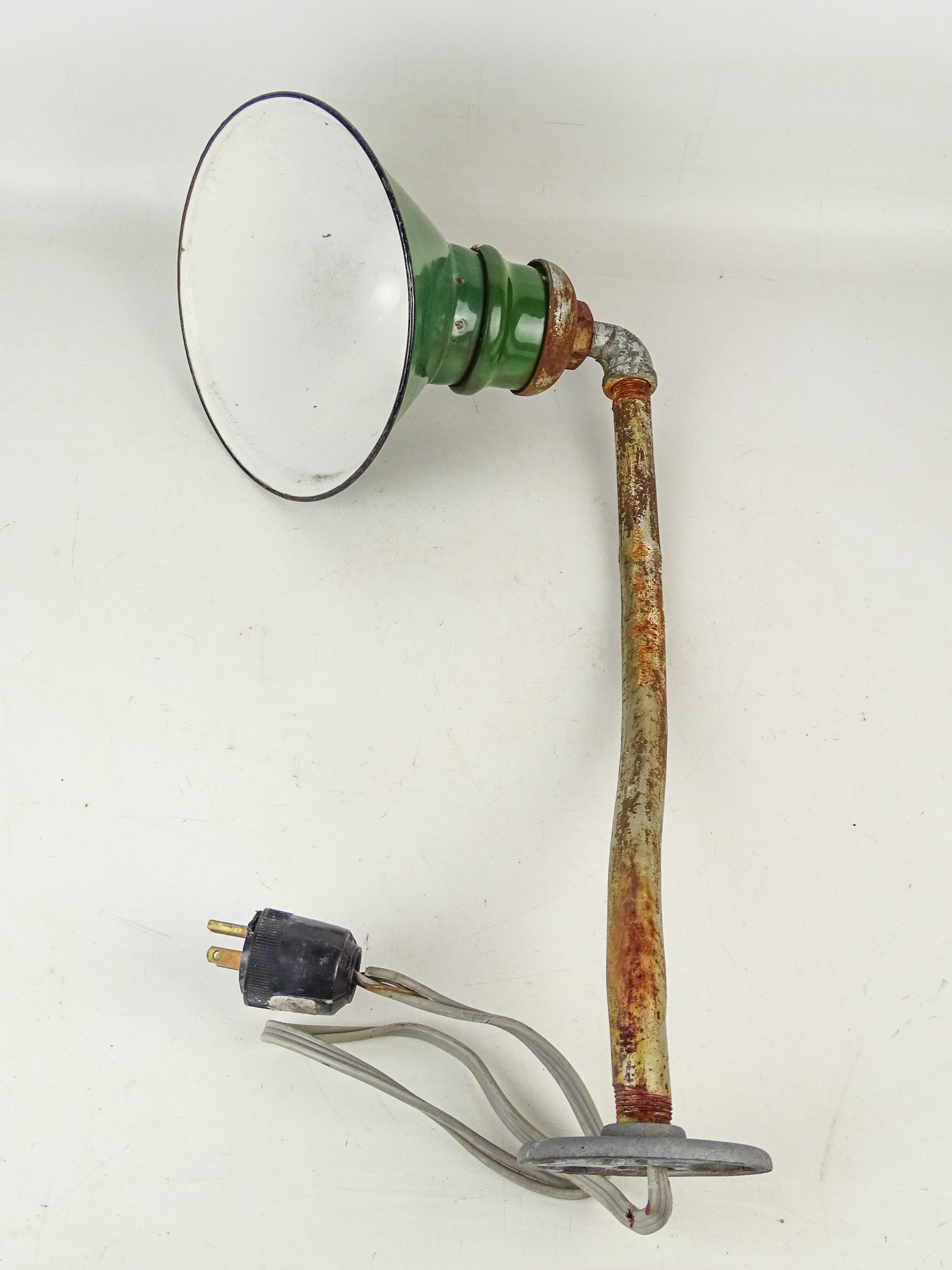 Industrial Lamp: Mid Century Industrial lamp. 23" L..