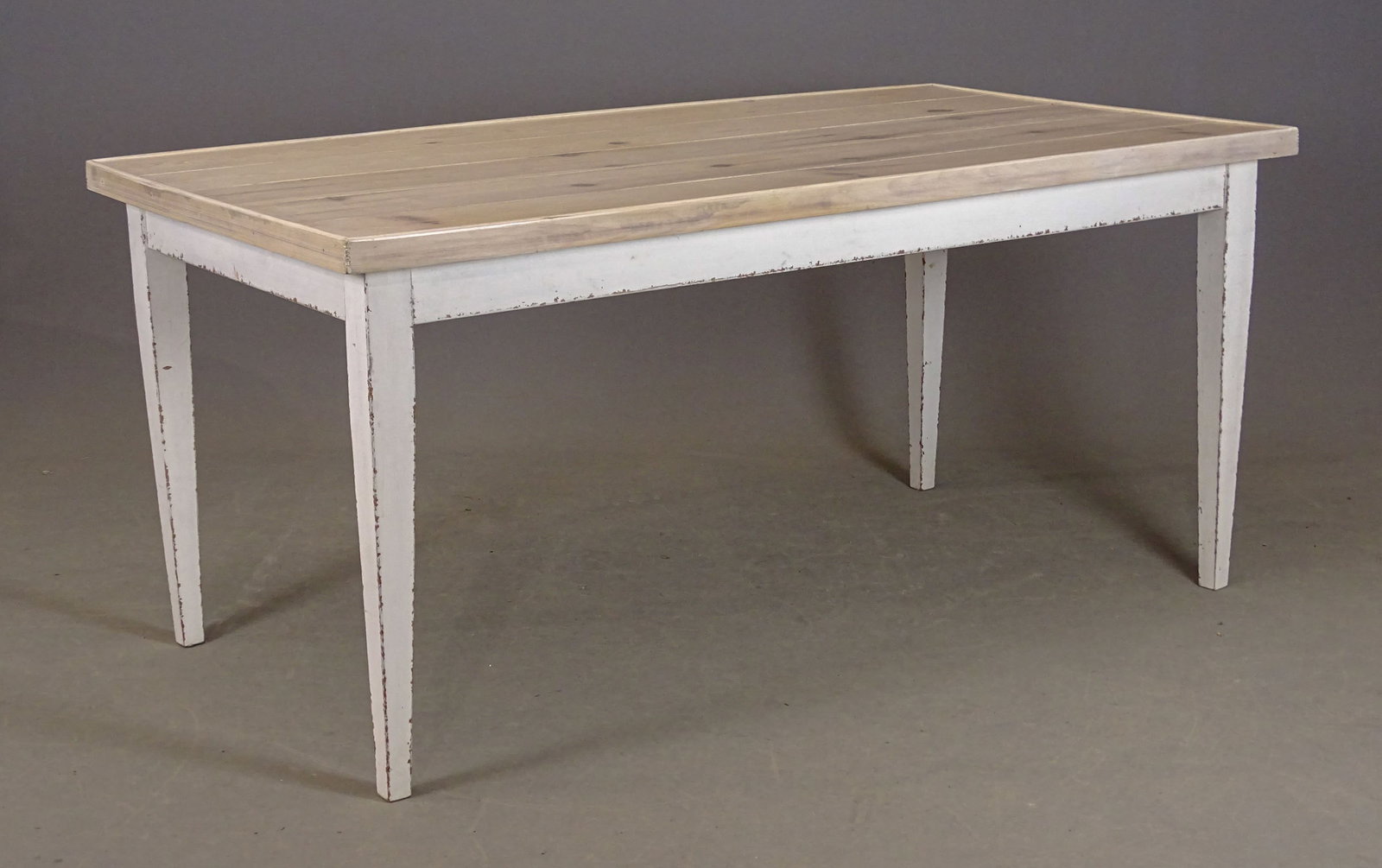 Farm Table: Farm table. 5' 3" x 35", 29 3/4" Ht.