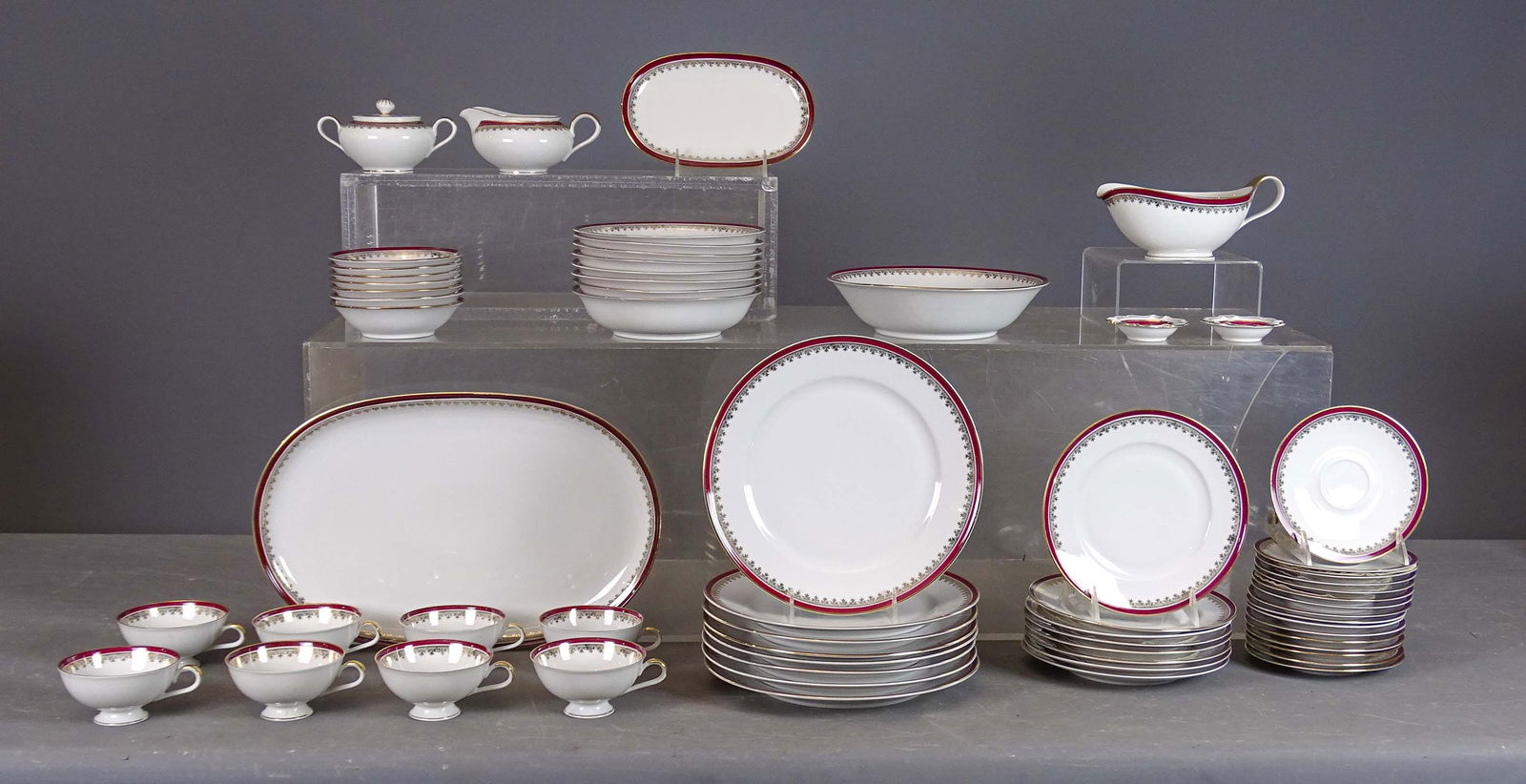 Bavarian German Porcelain Dinner Set (1 of 13)