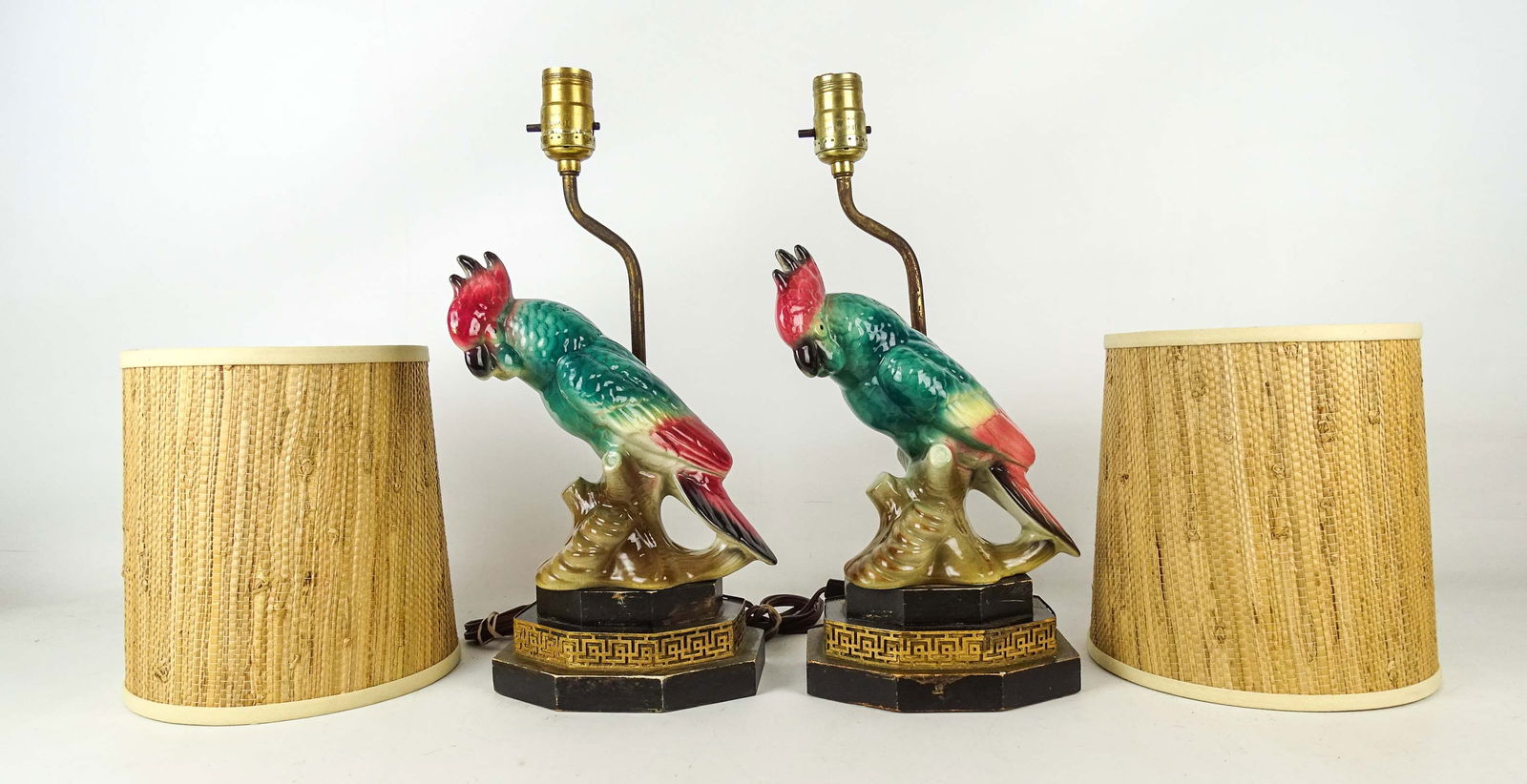 Pair Mid Century Parrot Lamps (1 of 9)
