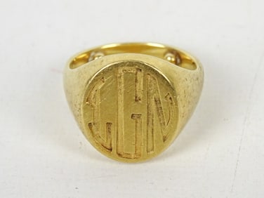 Tiffany Gold Men's Signet Ring
