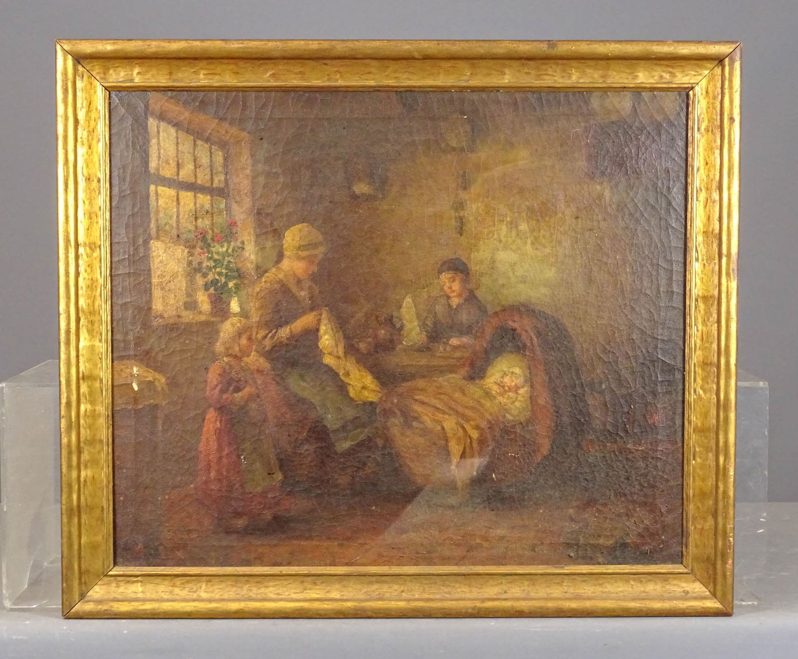 Painting: 19th c. Interior Subject (1 of 7)