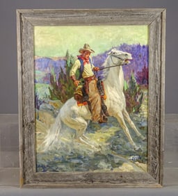 Painting: Cowboy Illustration