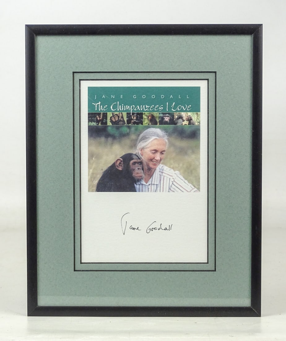 Jane Goodall Autographed Print (1 of 5)