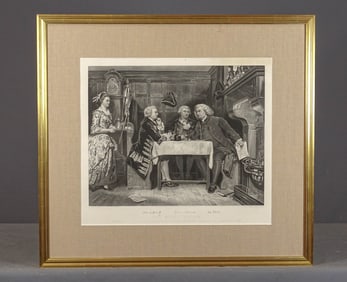 19th c. Historical Steel Engraving