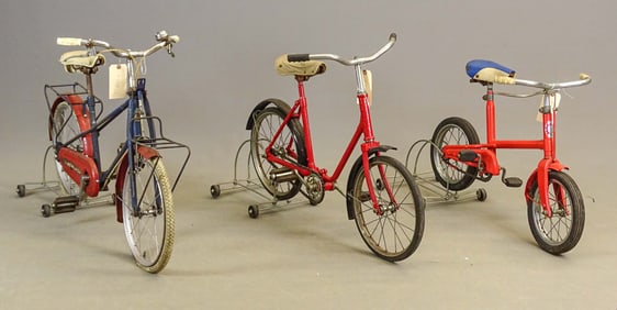 Lot of 3 Child's Bicycles