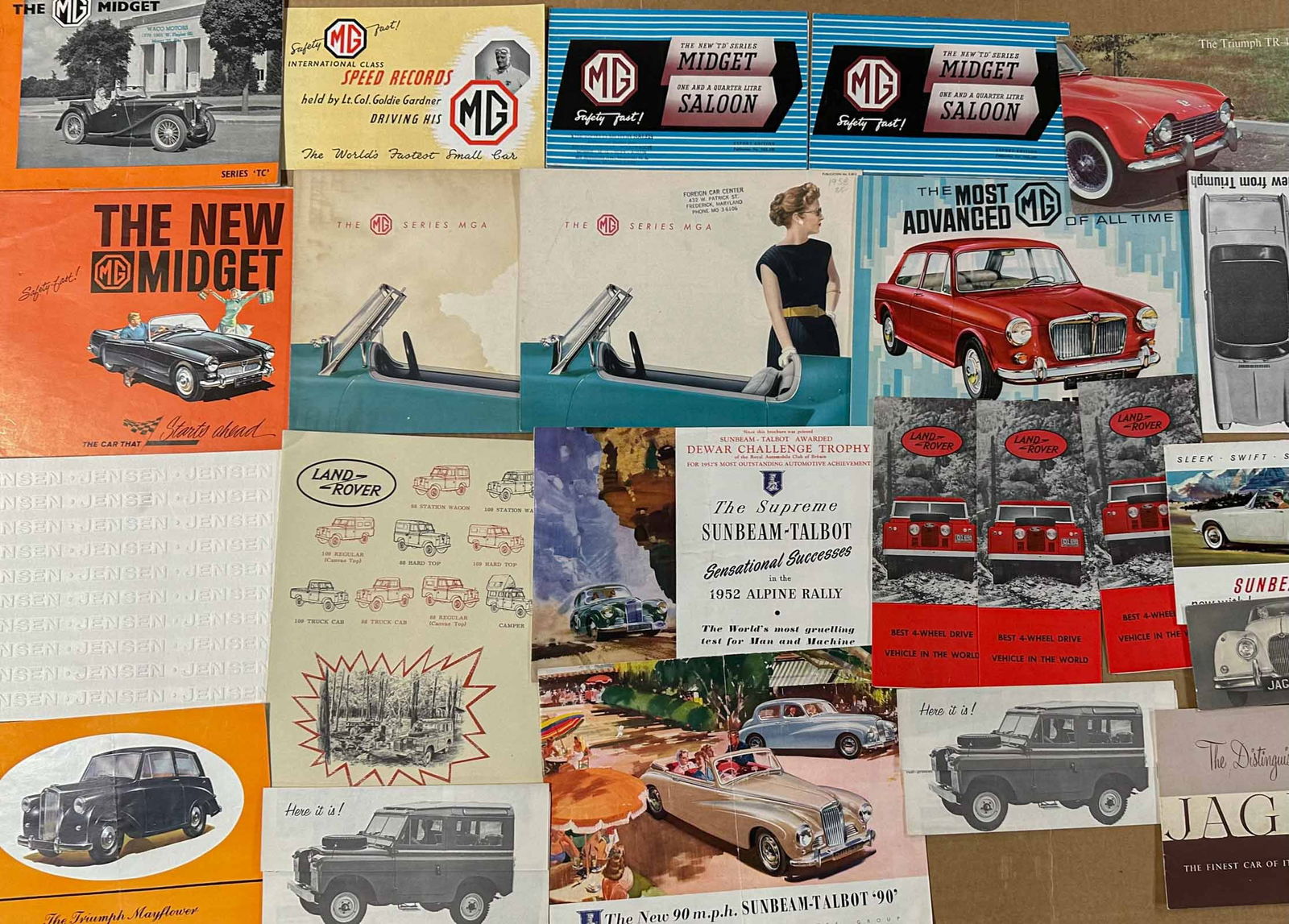 British Brochures Lot (1 of 3)