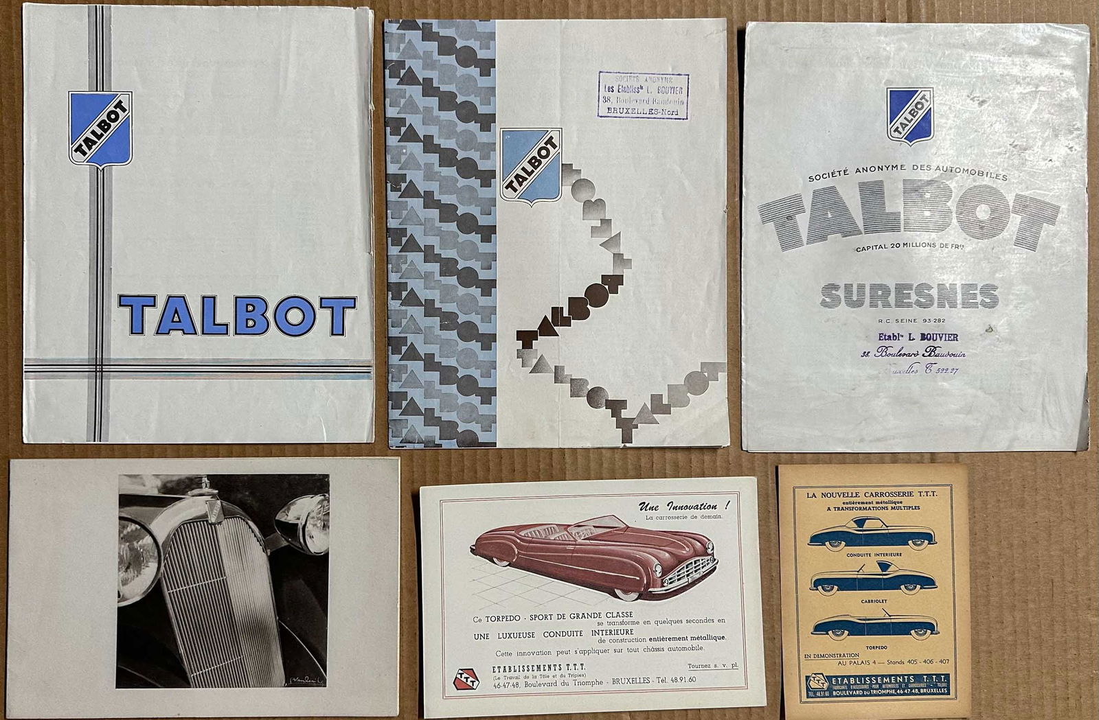 1930's French Misc. Lot (1 of 2)