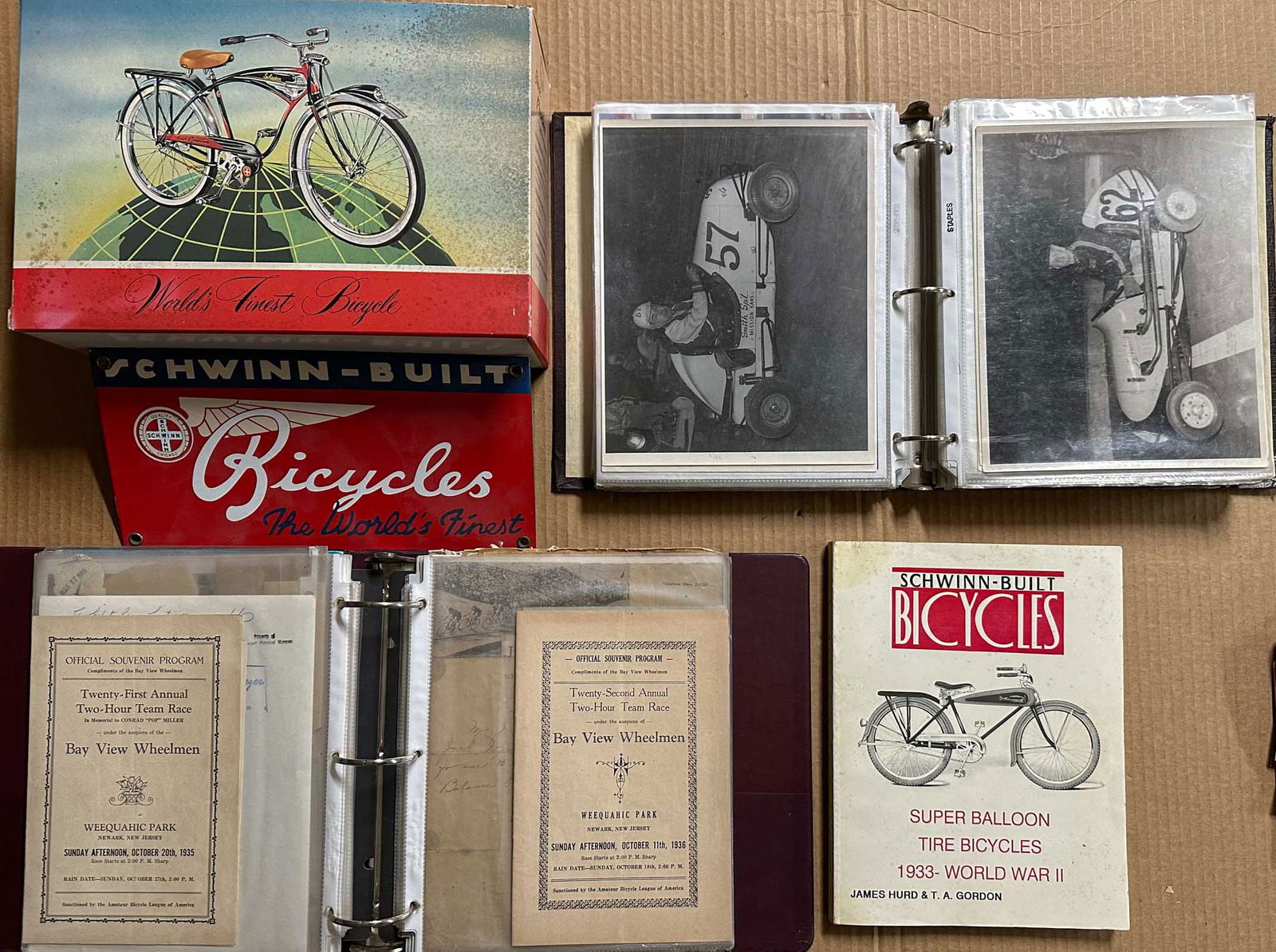 Bicycle And Crosley Powered 3/4 Midget Scrapbooks, (1 of 3)