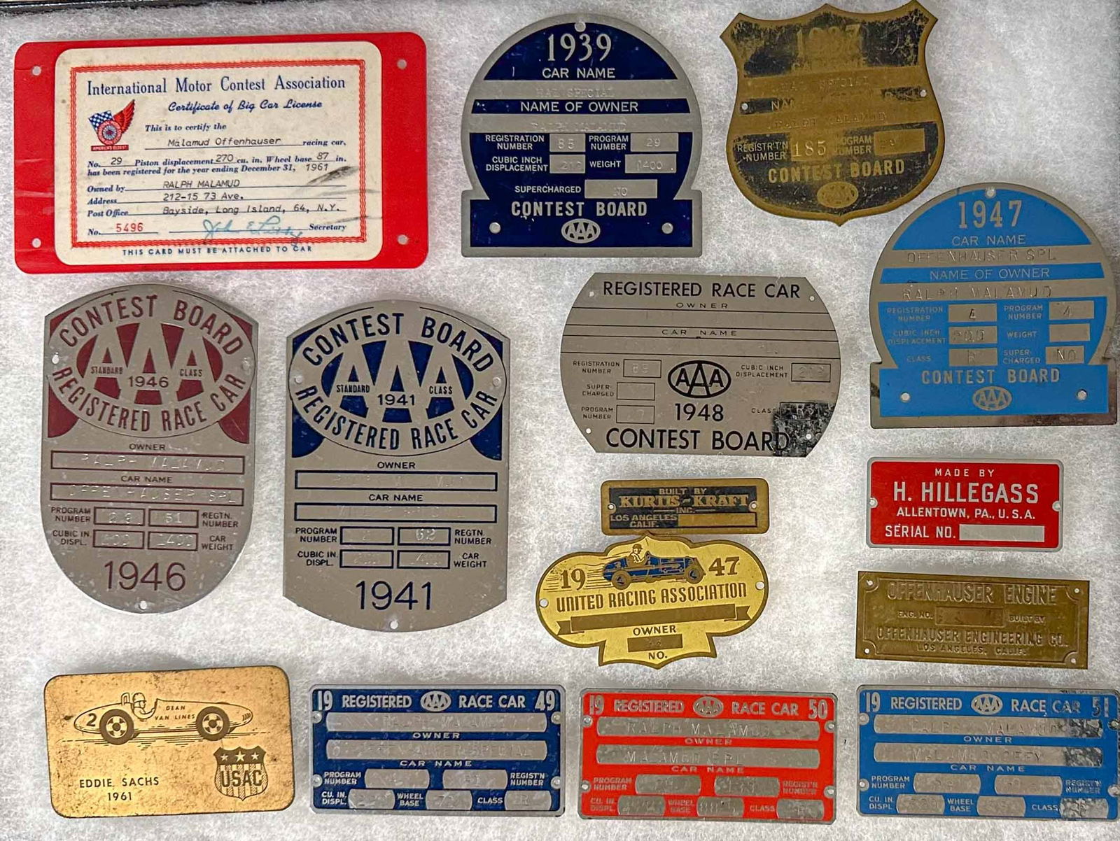 Collection Of Board Registration Plaques (1 of 3)
