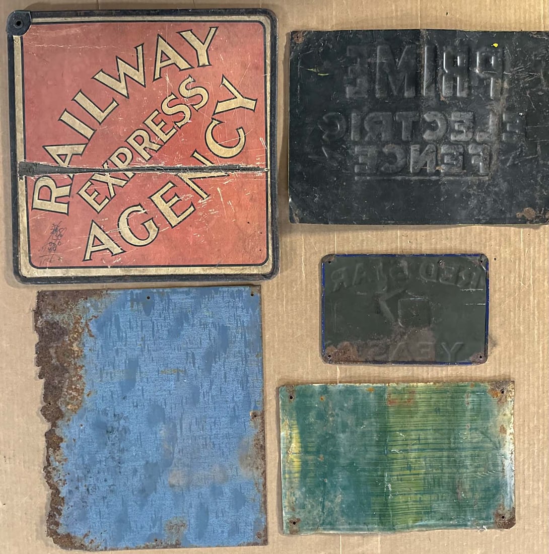 Five Advertising Signs - 2