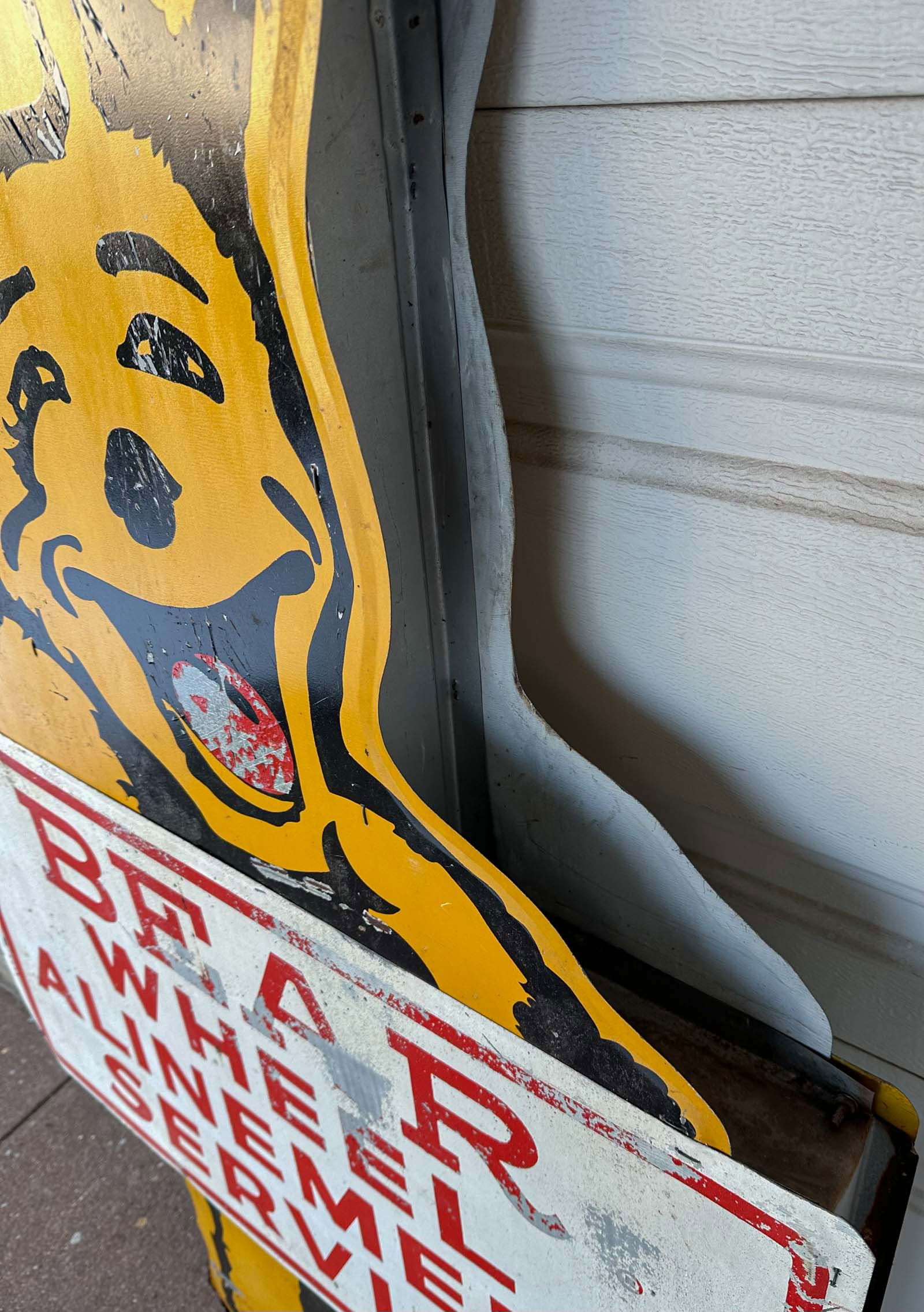 Bear Wheel Alignment Sign - 2