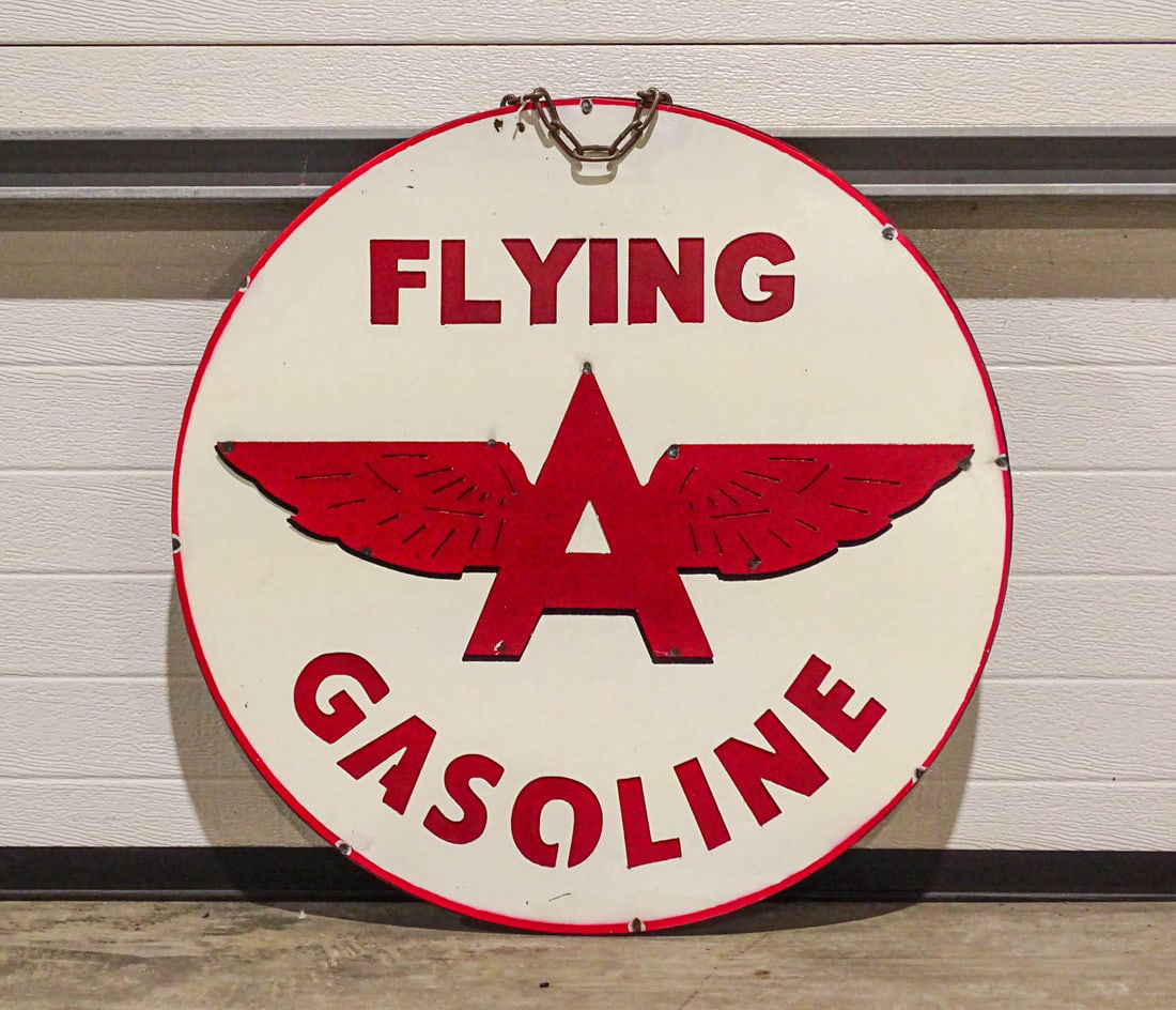 "Flying A" Metal Sign (1 of 4)