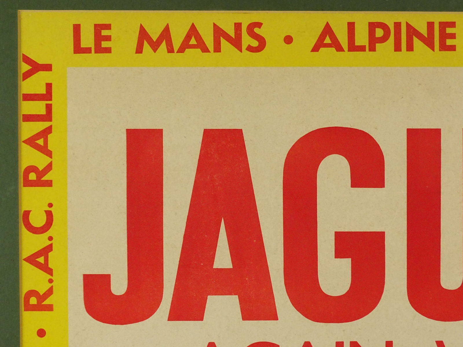 Jaguar Auto Racing Poster - 4