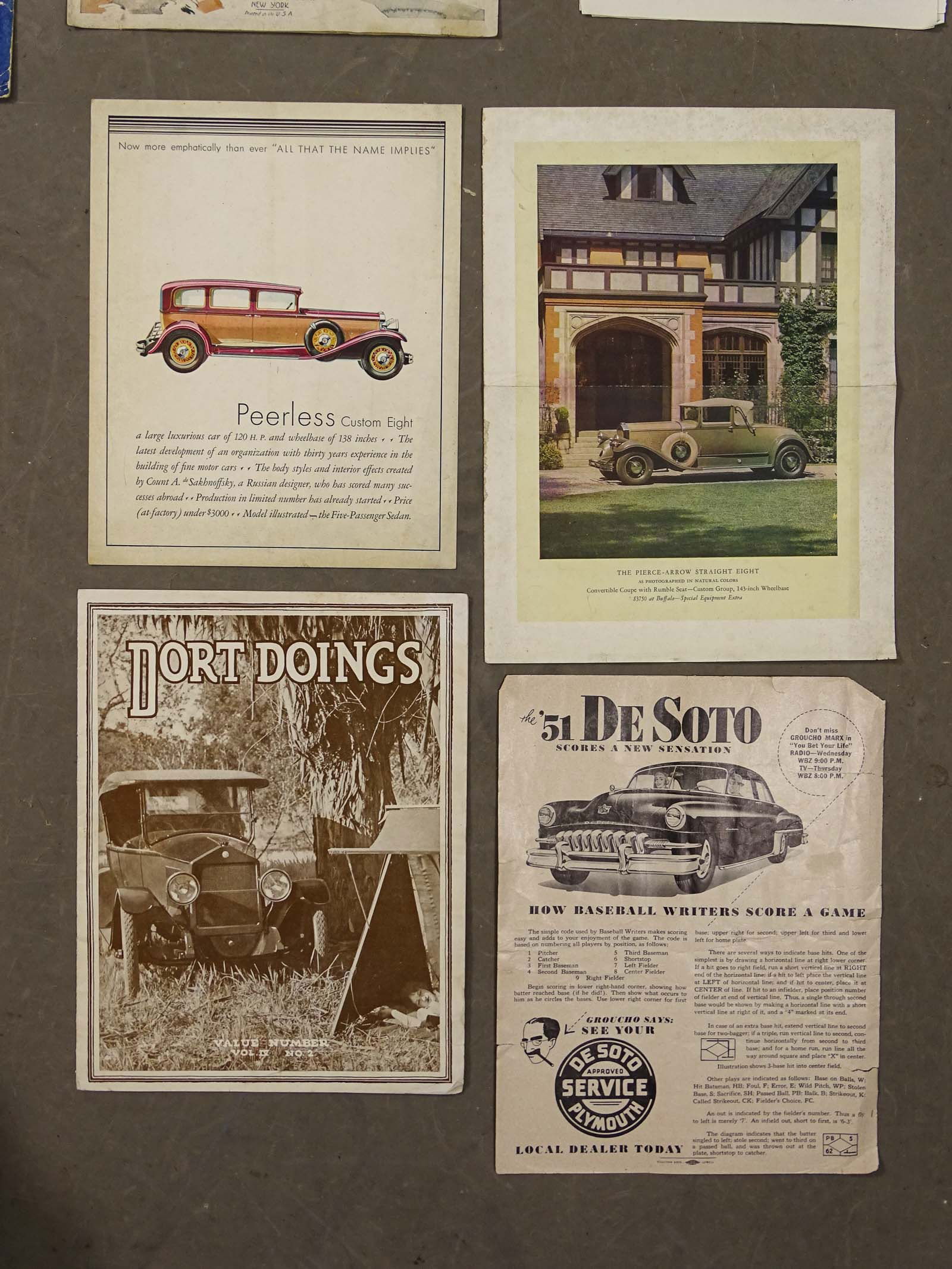 Automobile Ephemera Lot - 4