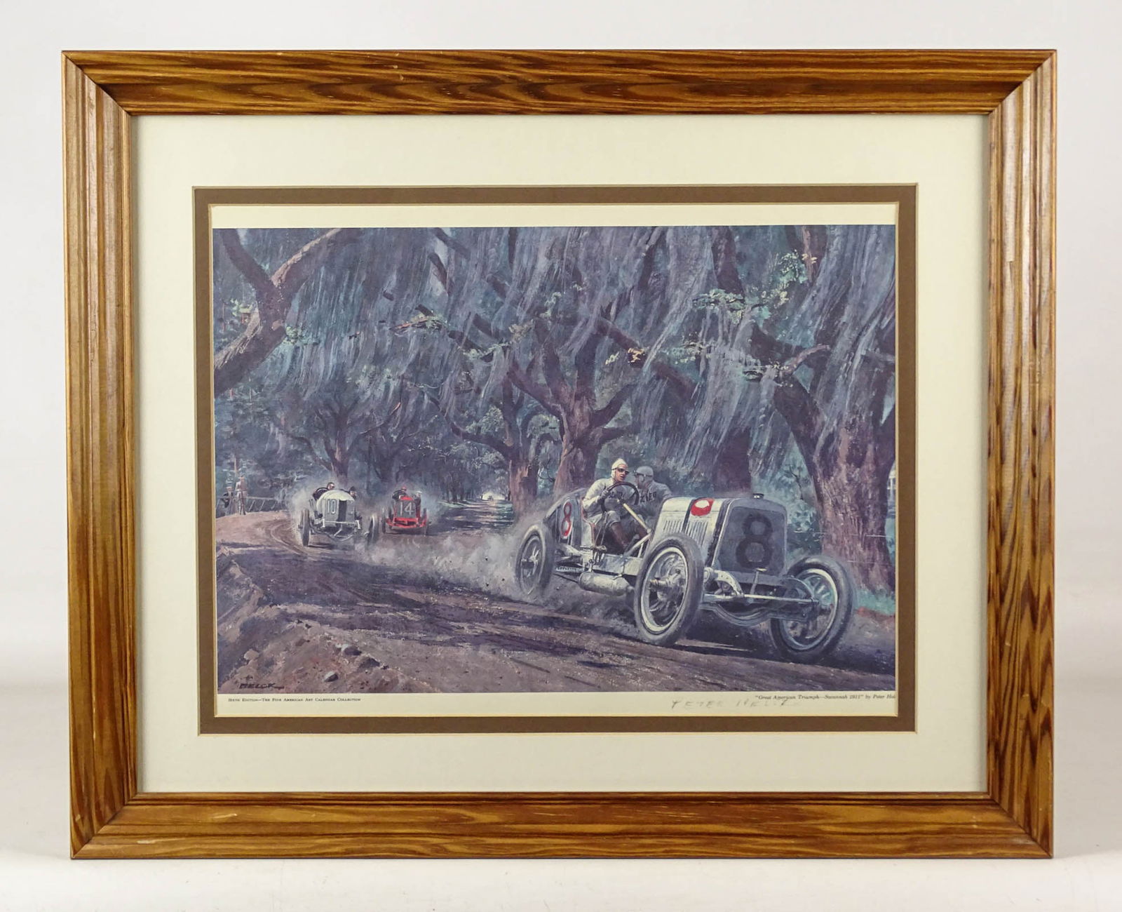 Peter Helck Print: Peter Helck print, pencil signed. 18 1/4" x 22 1/4.