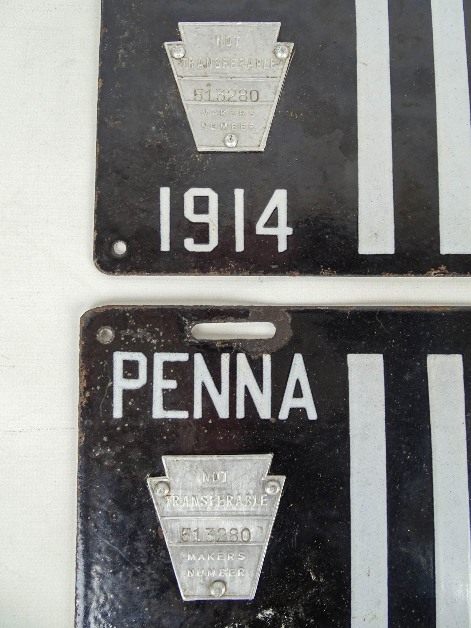 Auto License Plates, 1914 - 2