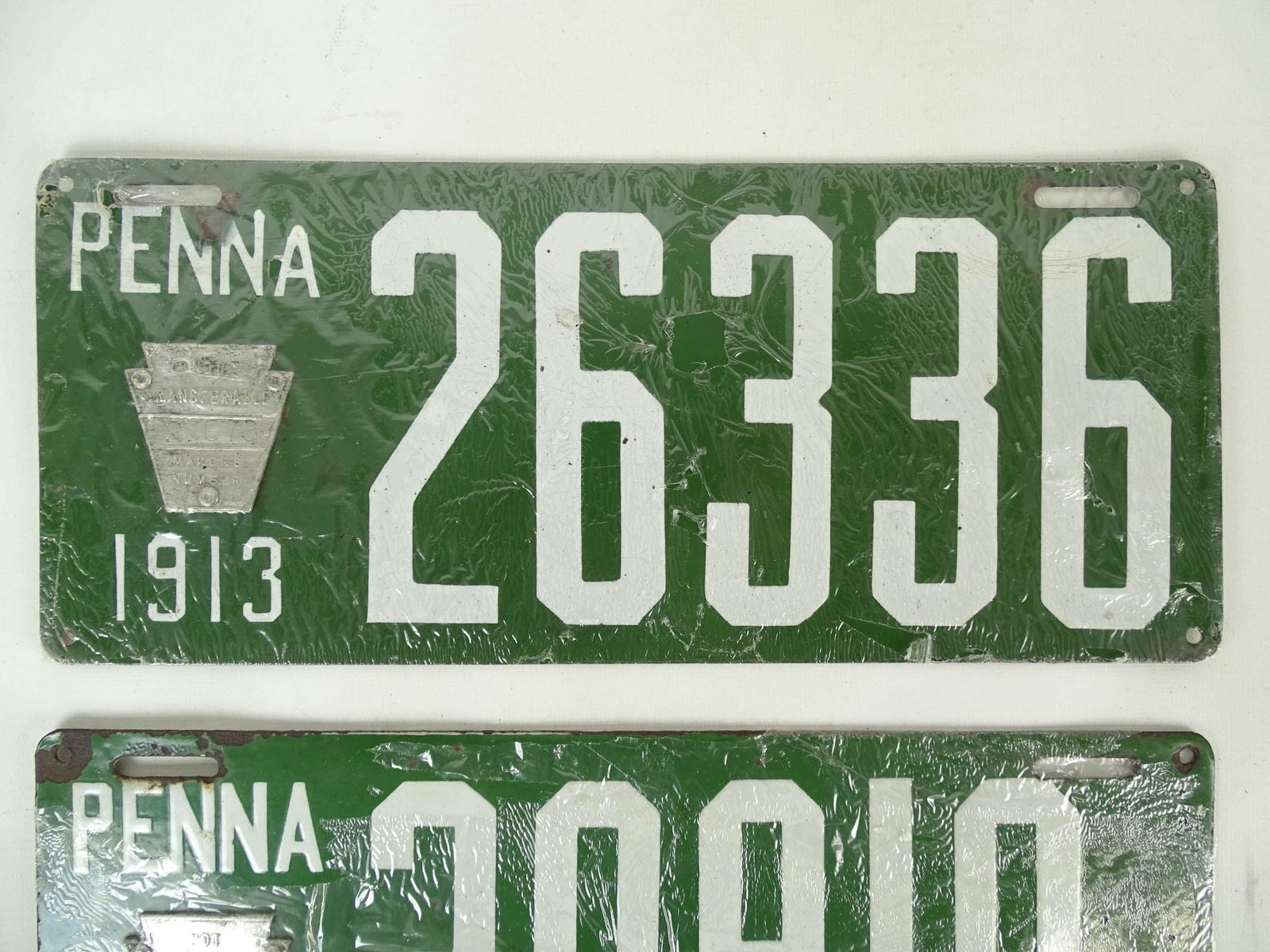 Auto License Plates, 1913 - 2