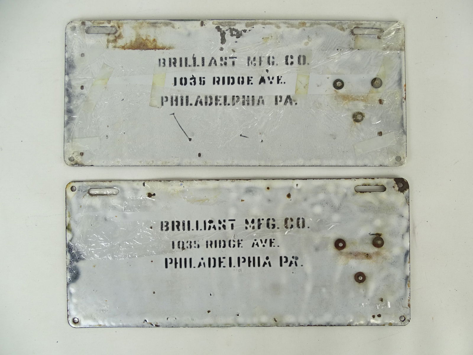Auto License Plates, 1913 - 4
