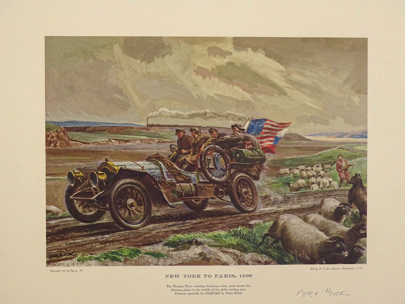 Peter Helck Print Lot - 2