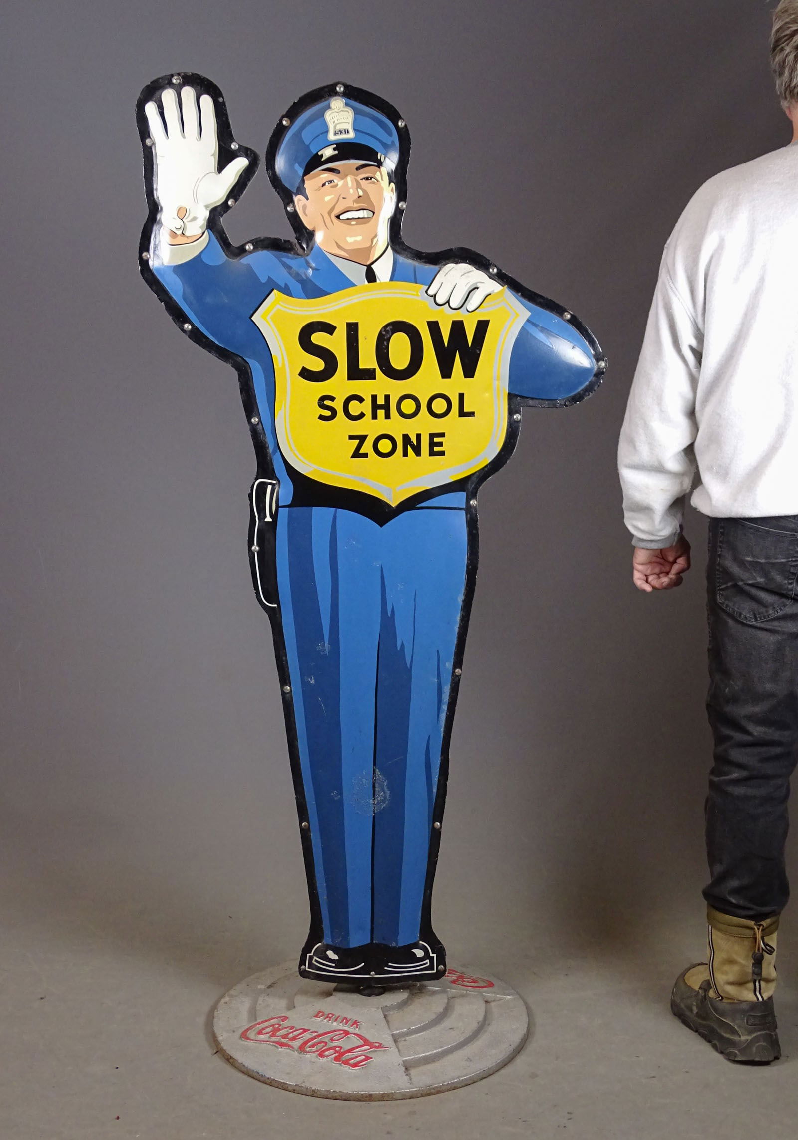 Coca-Cola Policeman Sign (1 of 9)