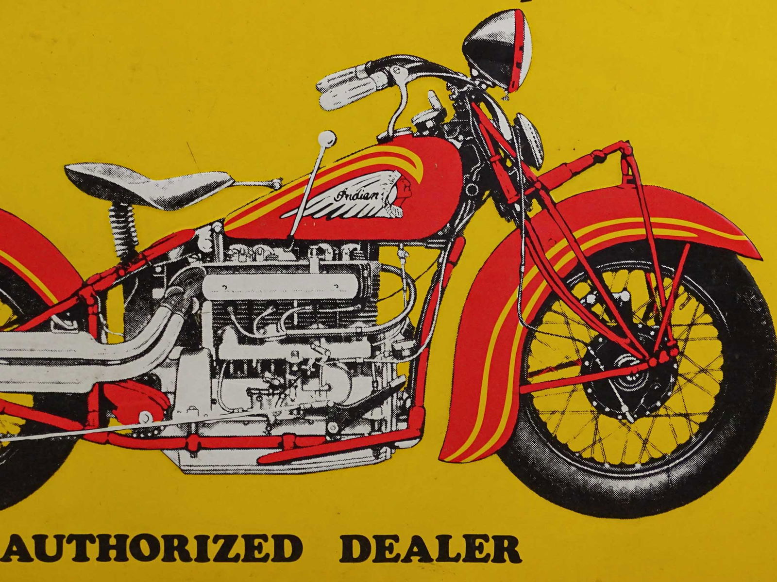 Indian Motorcycle Sign - 3