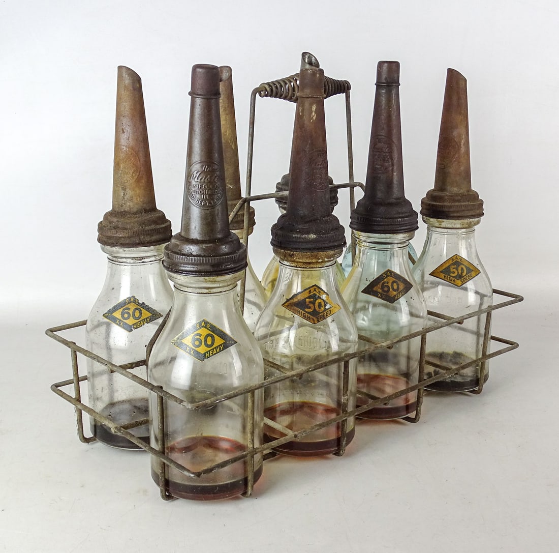 Oil Bottles in Carrier (1 of 6)