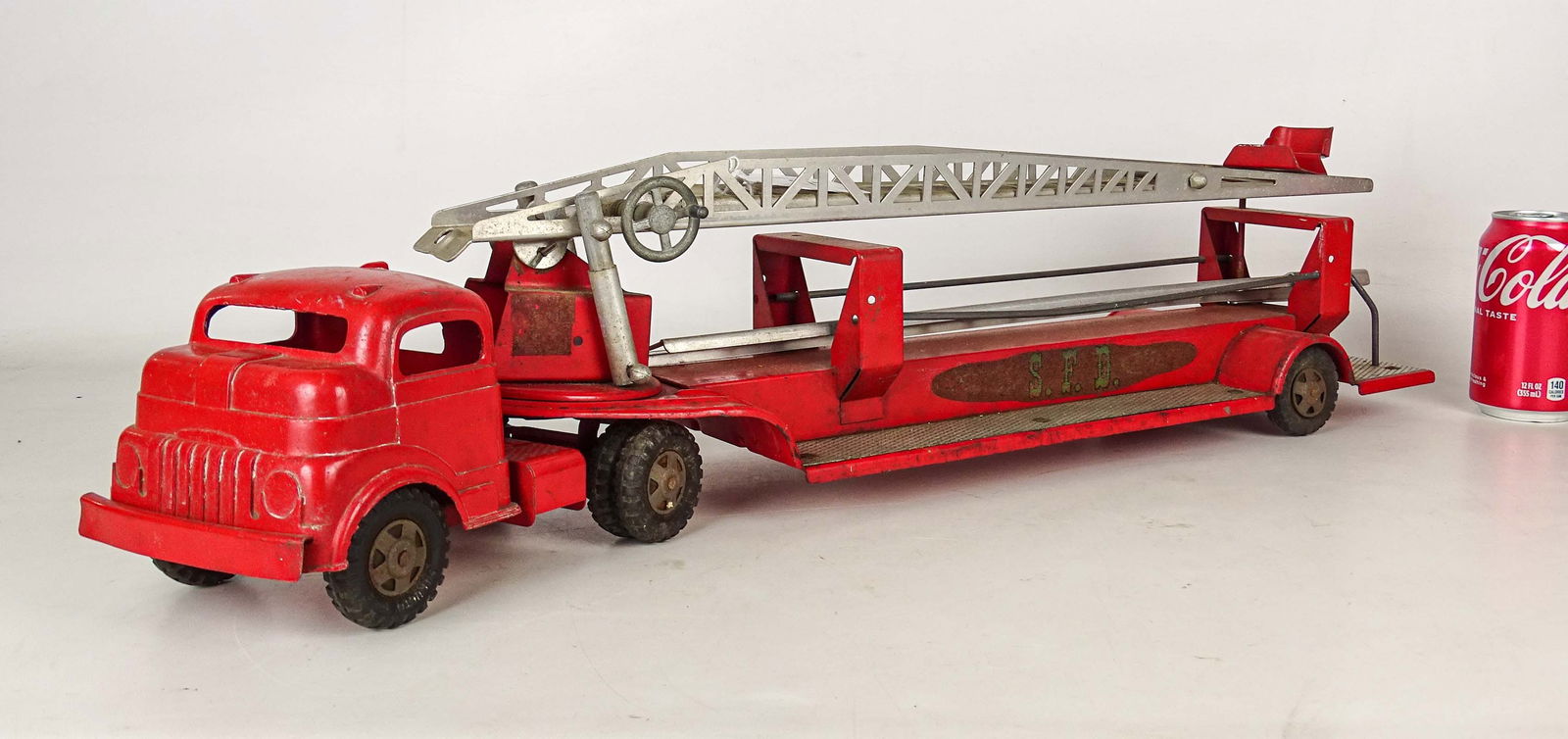 Pressed Steel Fire Truck (1 of 8)