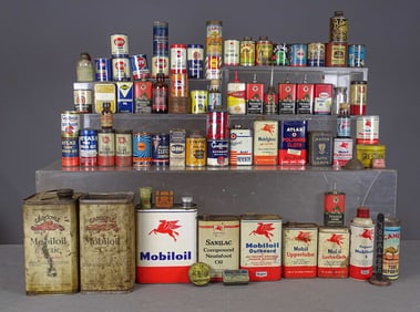 Oil Tins Lot