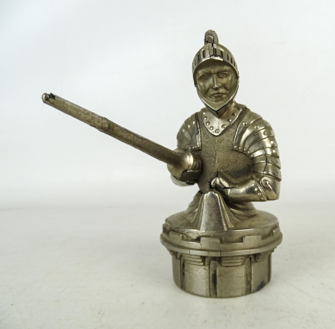 Willys Knight Radiator Mascot: Willys Knight radiator mascot, 5 1/2" Ht.