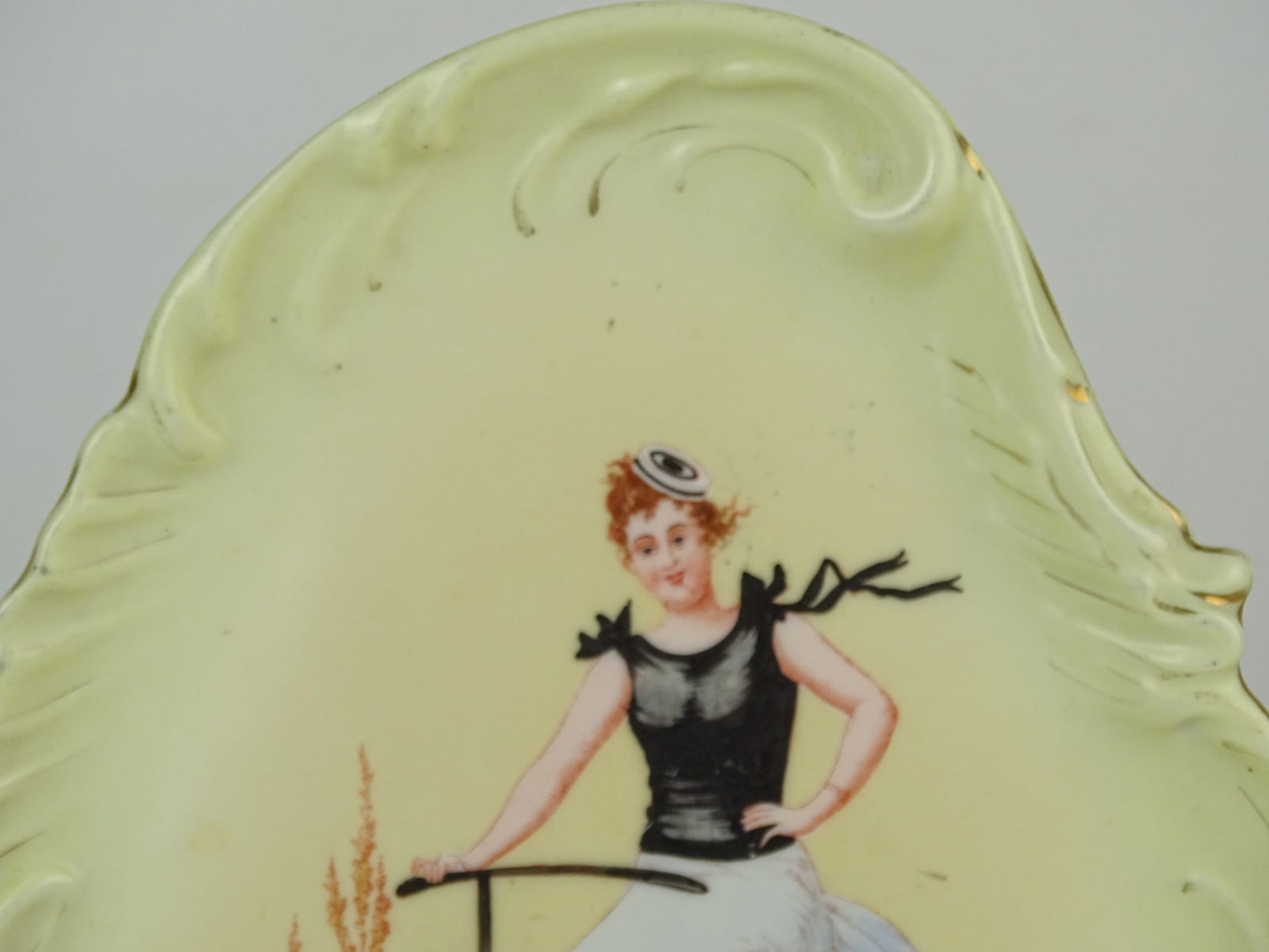 Hand-Painted Bicycle Dish - 2